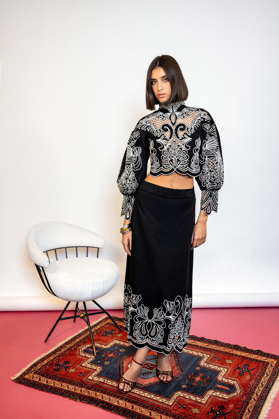 Skirt and Top Lace Set