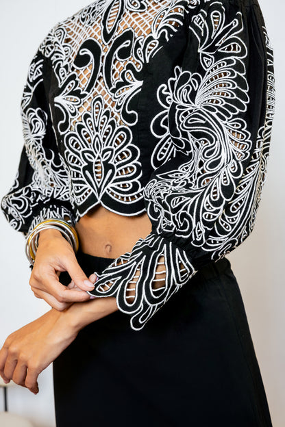 Skirt and Top Lace Set