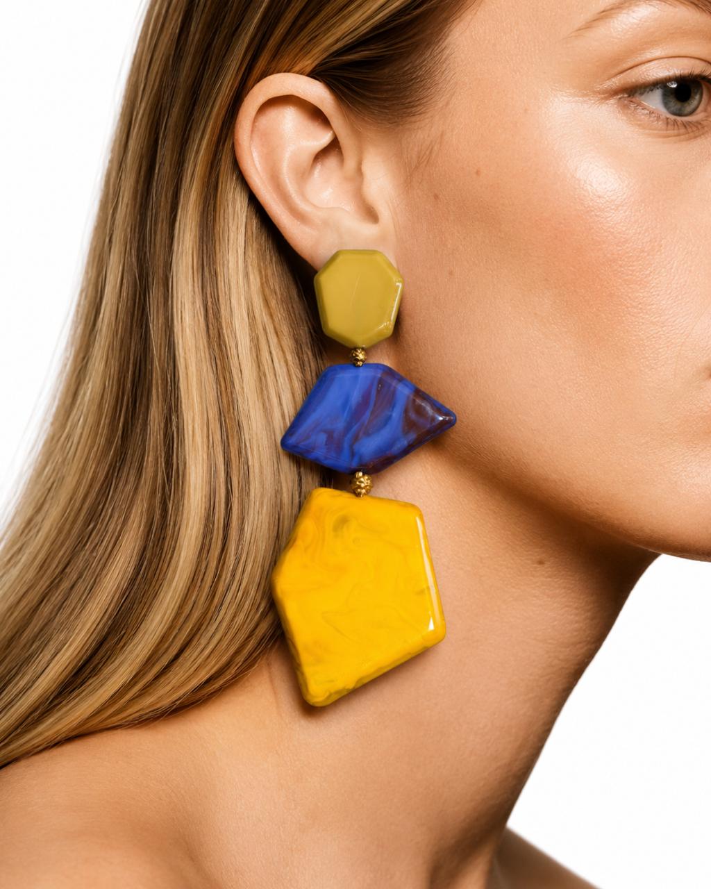 Geometric Statement Earrings