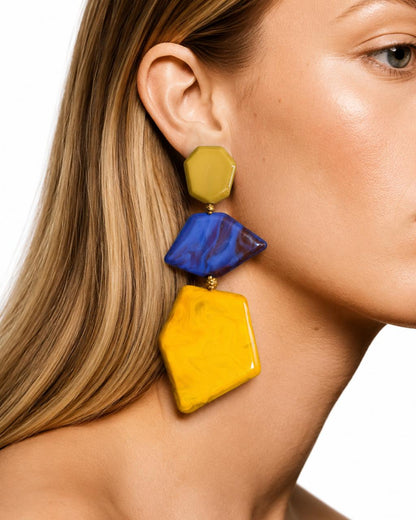 Geometric Statement Earrings