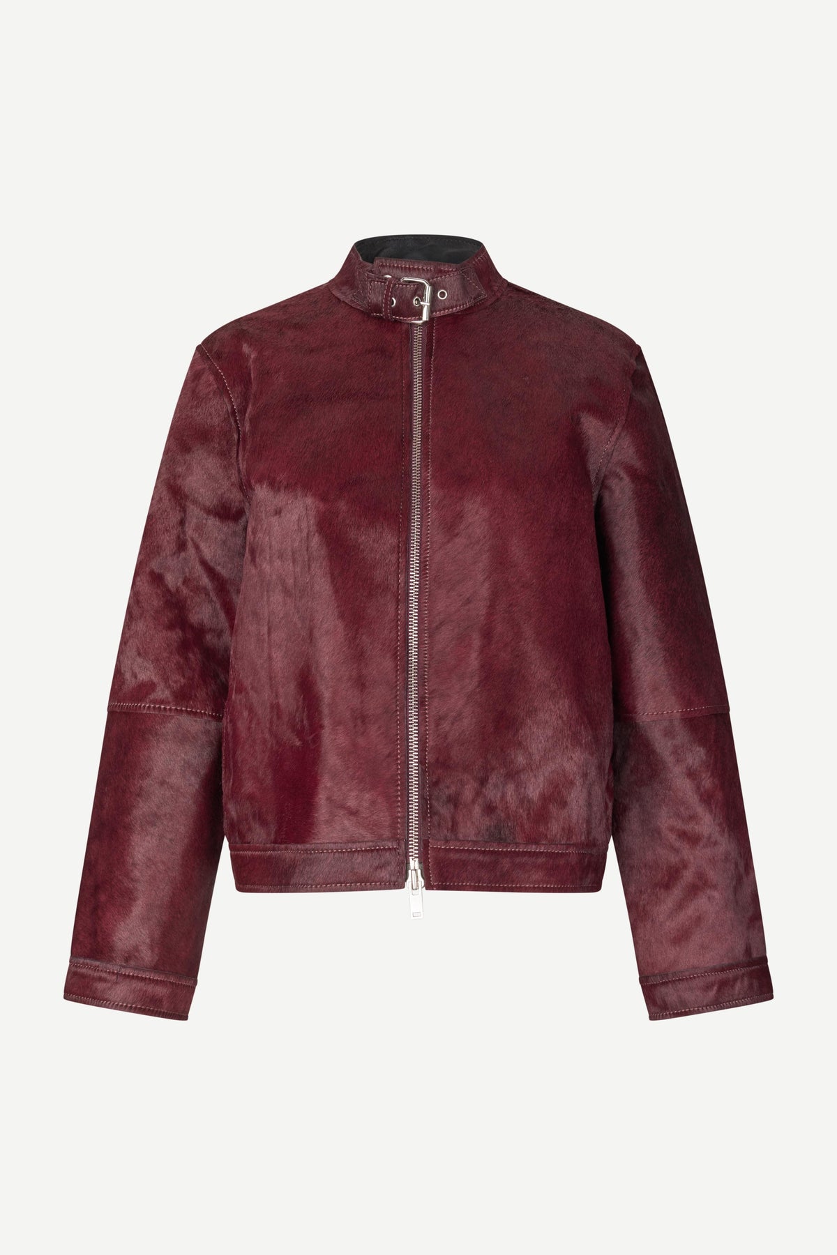 Cow Hair Leather Jacket