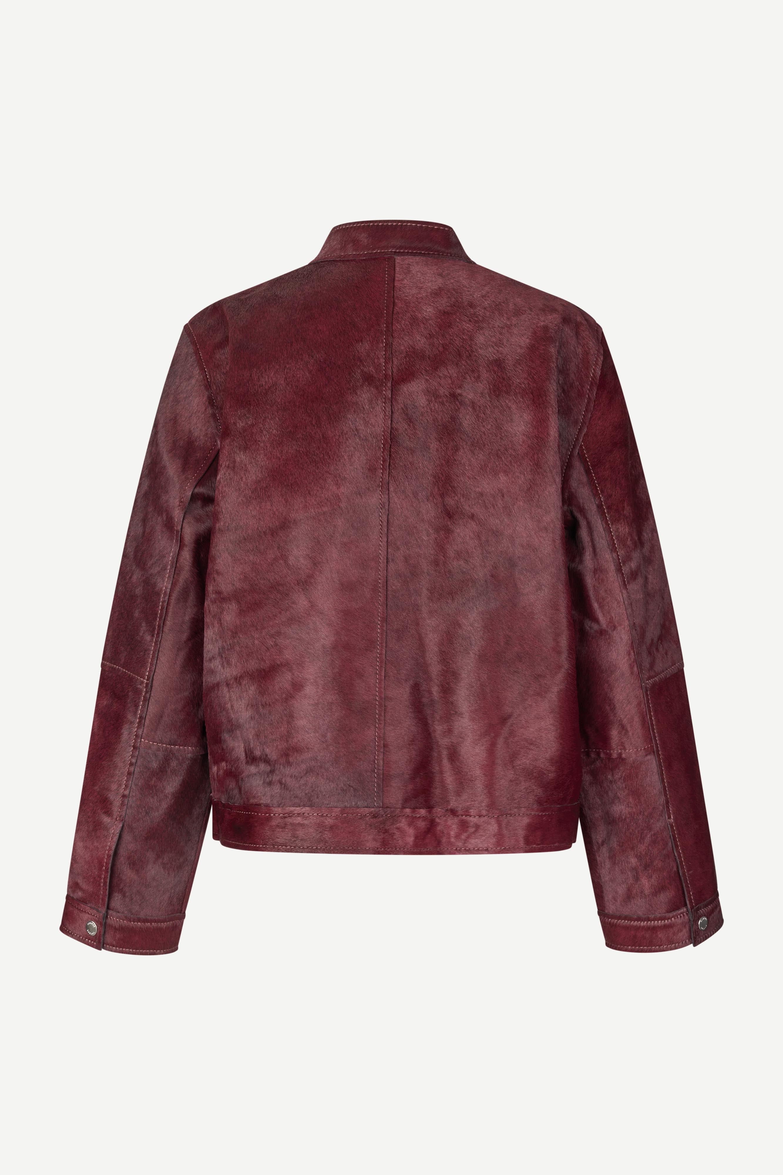 Cow Hair Leather Jacket
