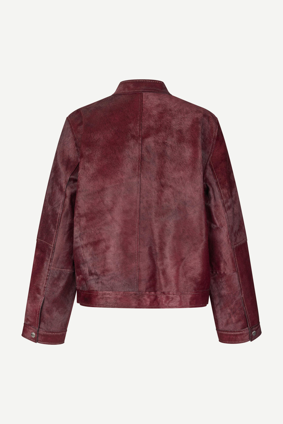 Cow Hair Leather Jacket