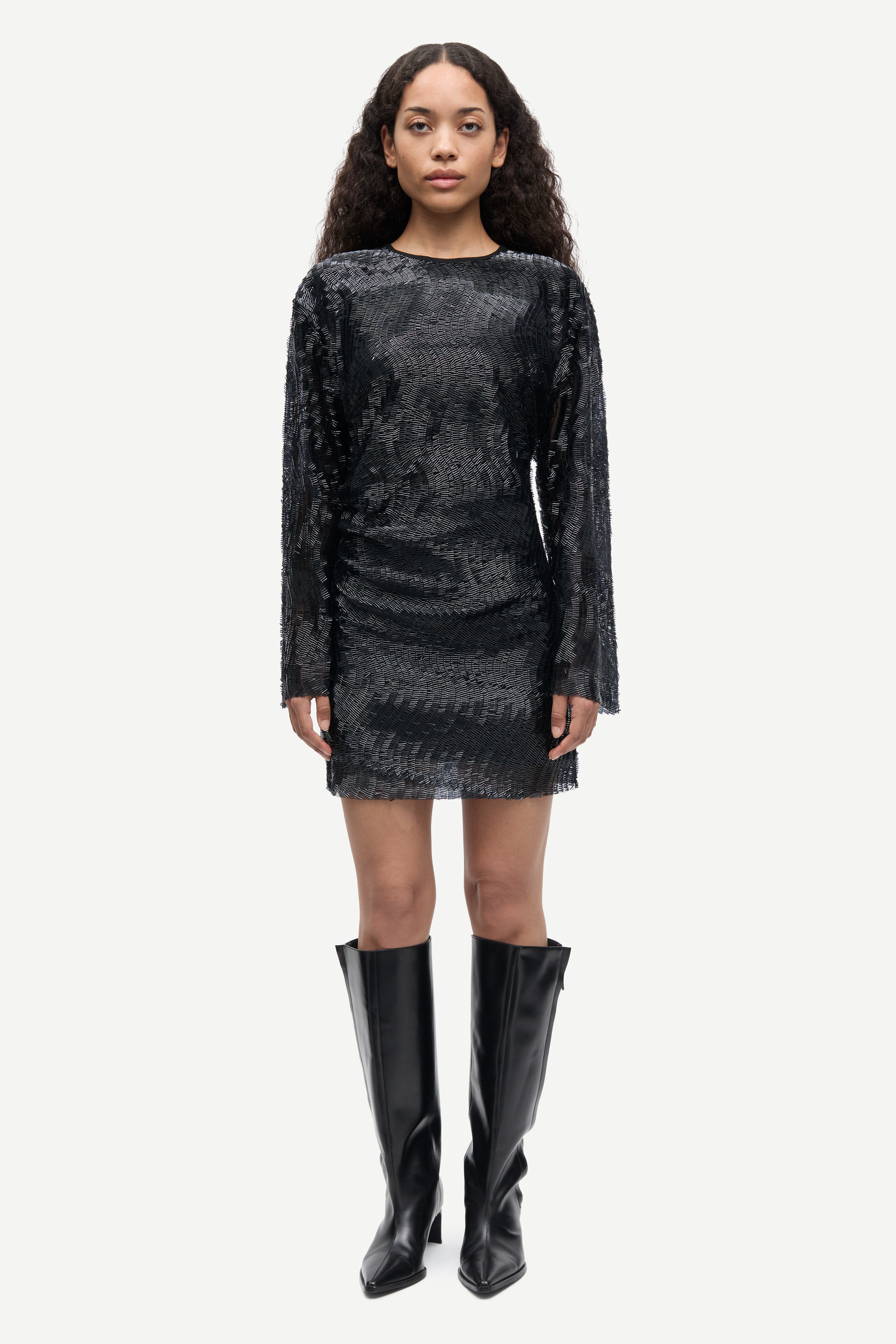 Embellished Mini Dress