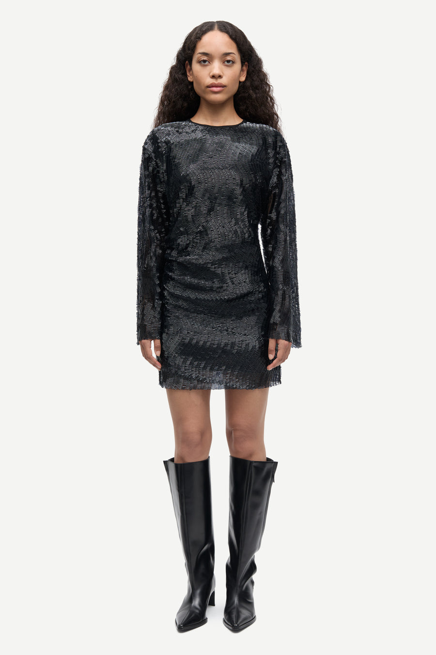 Embellished Mini Dress