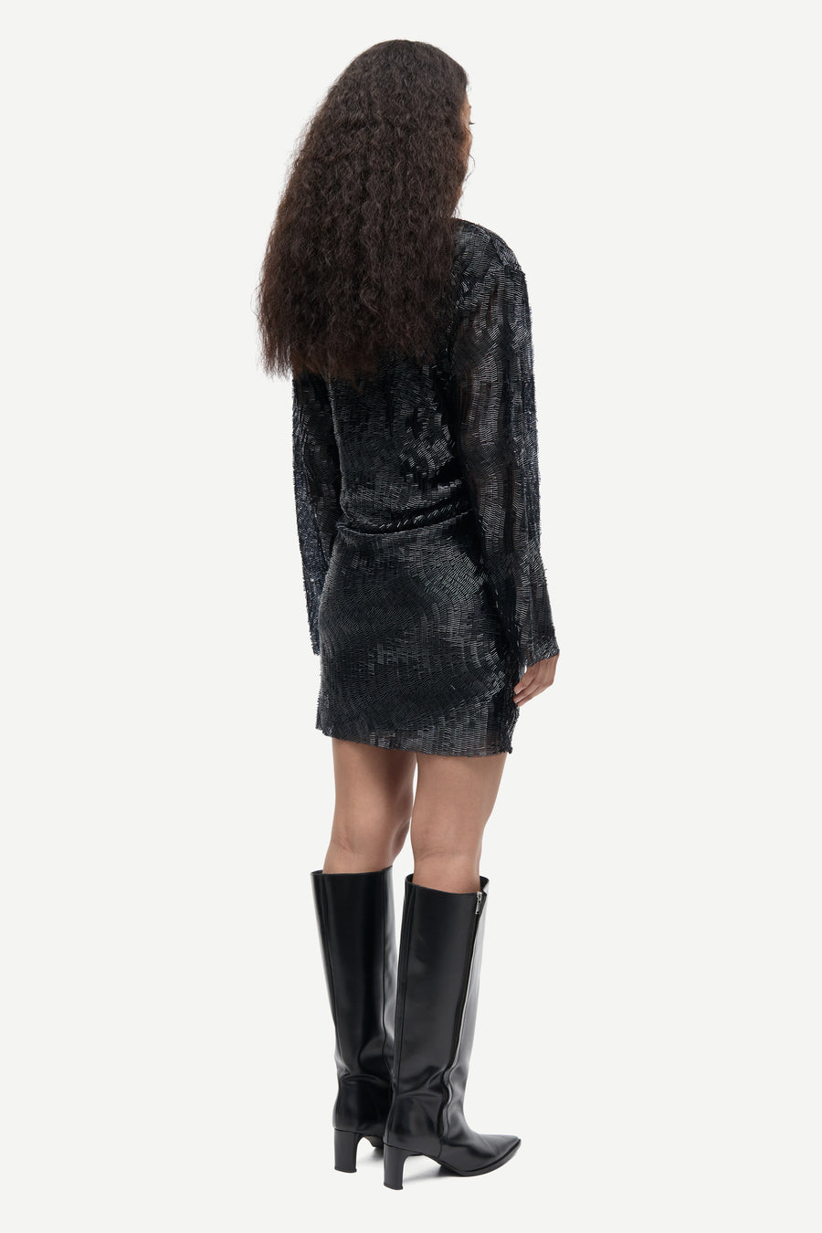 Embellished Mini Dress